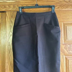 New Black Pencil Skirt, size 4